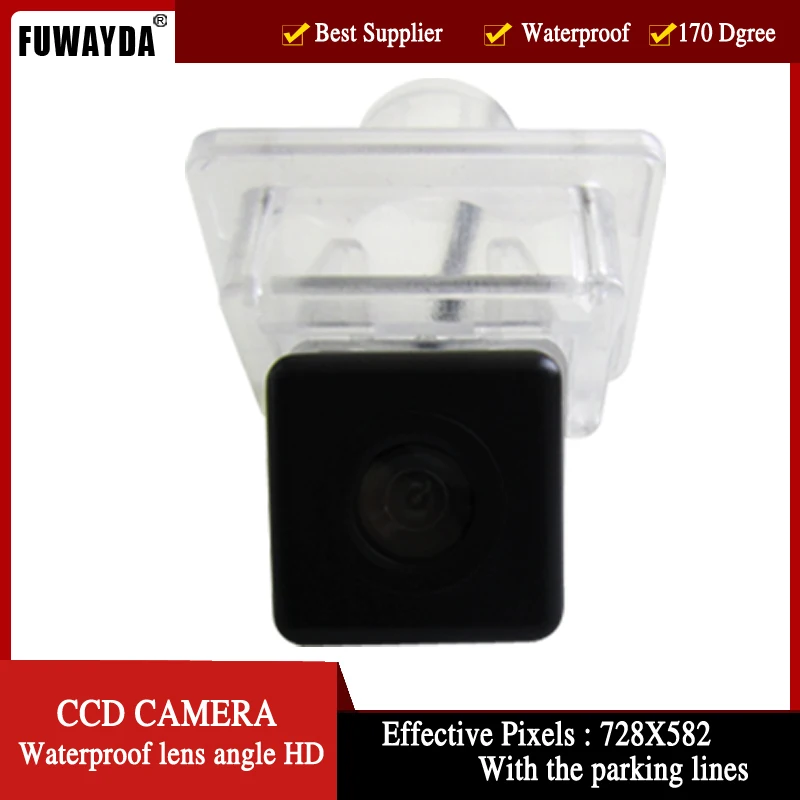 Автомобильное зеркало заднего вида FUWAYDA CCD с камерой направляющей линии для