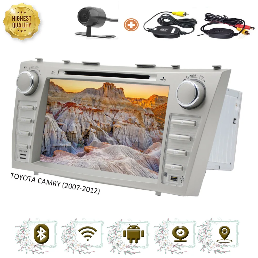 Eincar Android 7 1 автомобильный радиоприемник двойной 2 Din стерео dvd-плеер 8 ''USB/SD FM AM