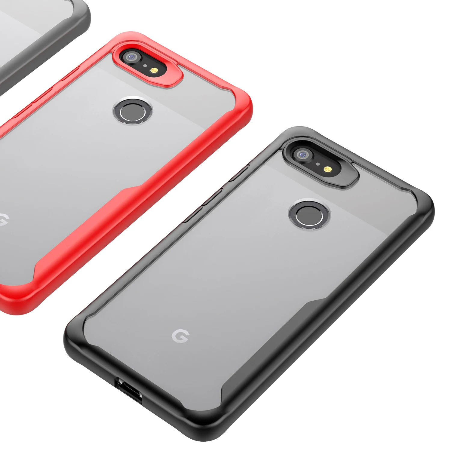 Чехол для Google Pixel 3 3XL мягкий силиконовый + прозрачный армированный защитный чехол
