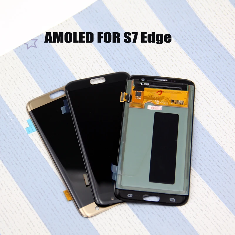 1 шт. для Samsung S7 edge G935F G935A G935FD ЖК дисплей с сенсорным экраном дигитайзер 5 ''Супер
