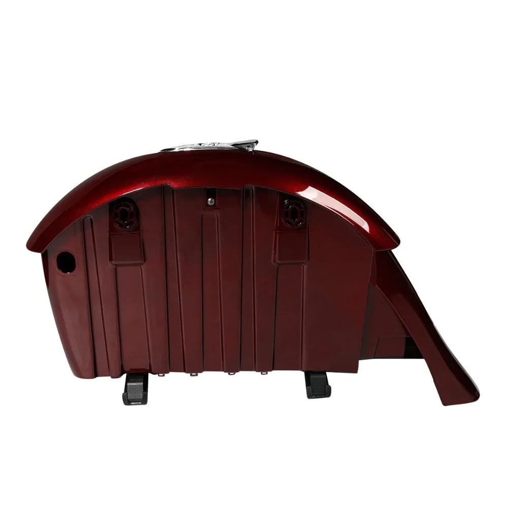 Красный сиденье для мотоцикла Электронная подкладка с защелками Indian Chief Tain 2014 2017