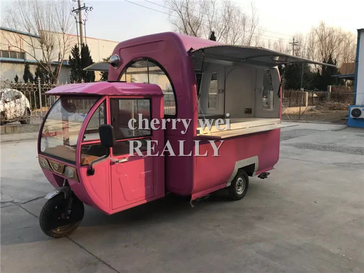 Возможна индивидуальная Мобильная тележка Tuk с питанием электрический двигатель