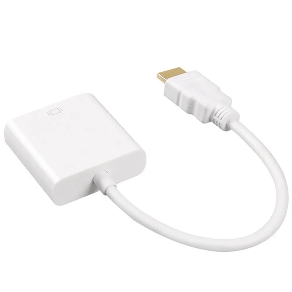 10 шт. HDMI к VGA адаптер папа Famale конвертер 1080P цифровой аналоговому Видео Аудио для