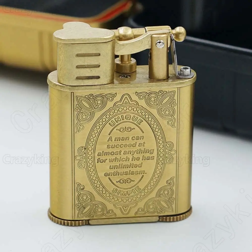 Винтажный серебристый/воодушевленный Медный 2 фонарик струйный пламенный