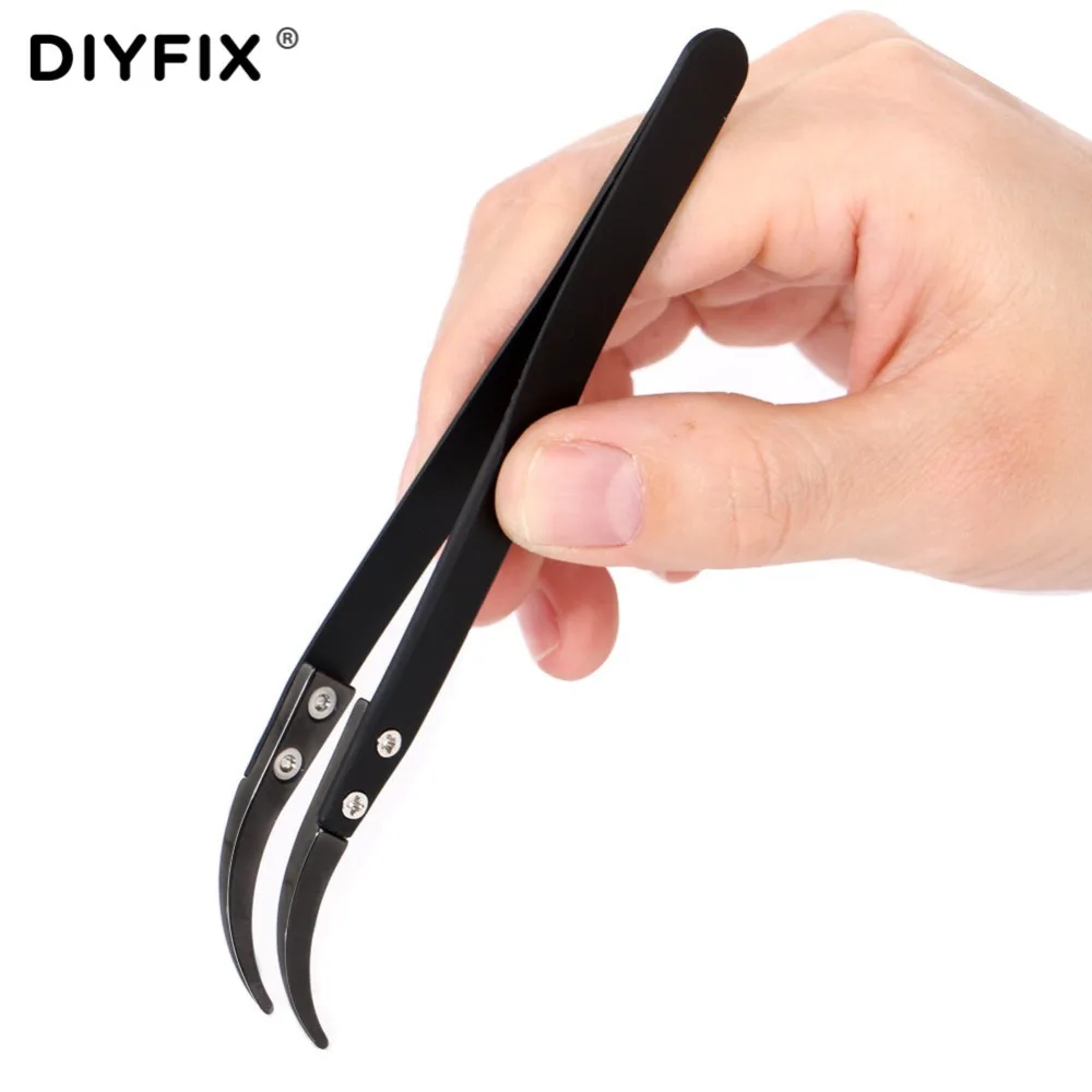 DIYFIX керамические щипцы антистатические ESD пинцеты для электронных сигарет с