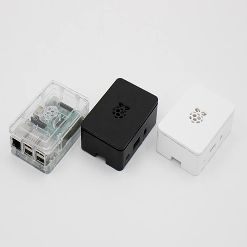 Малина Pi3 Модель B + ABS случае черный прозрачный белый Пластик крышку коробки