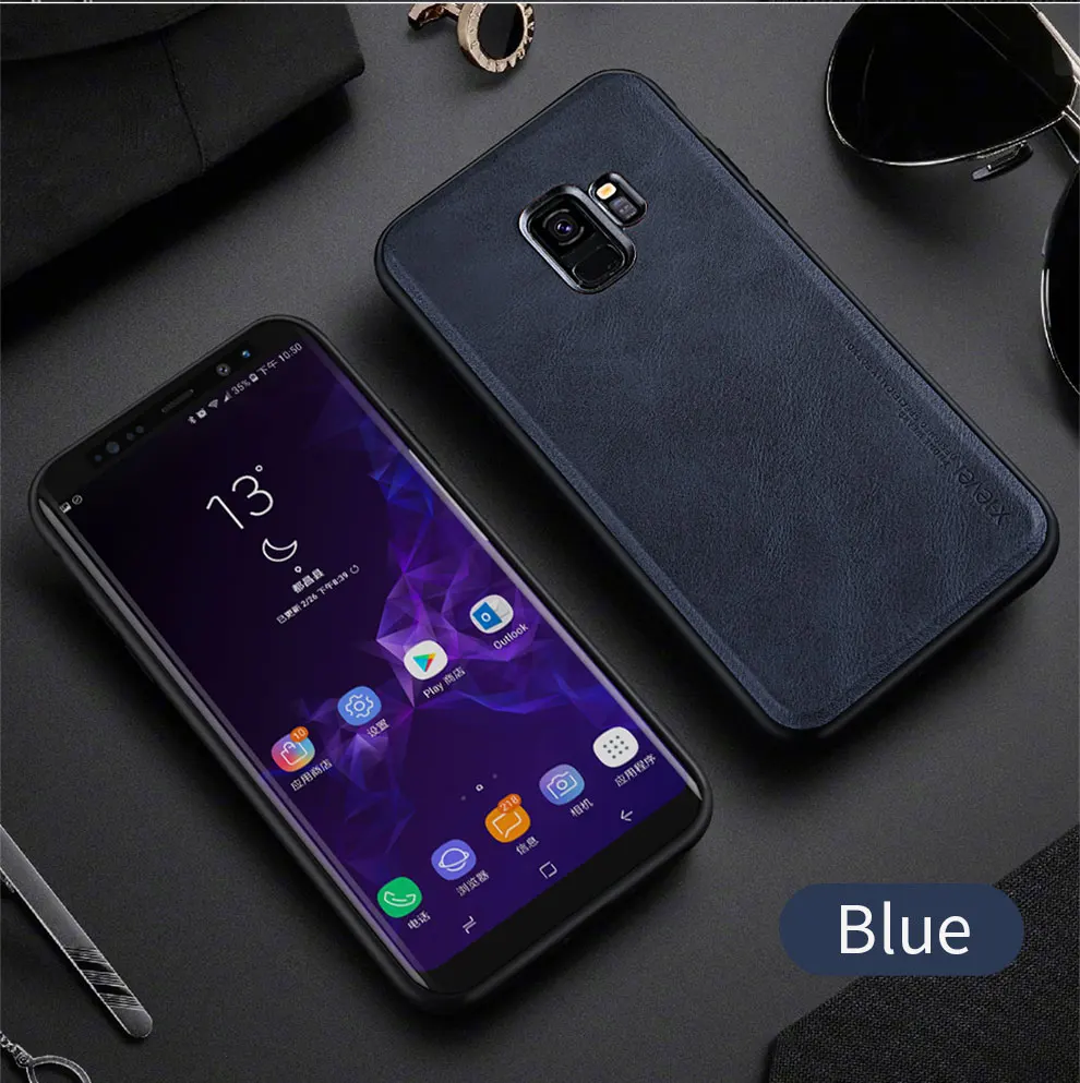 X-Level кожаный чехол для samsung S9 Plus мягкий Силиконовый противоударный чехол для samsung Galaxy s9 s9+ чехол