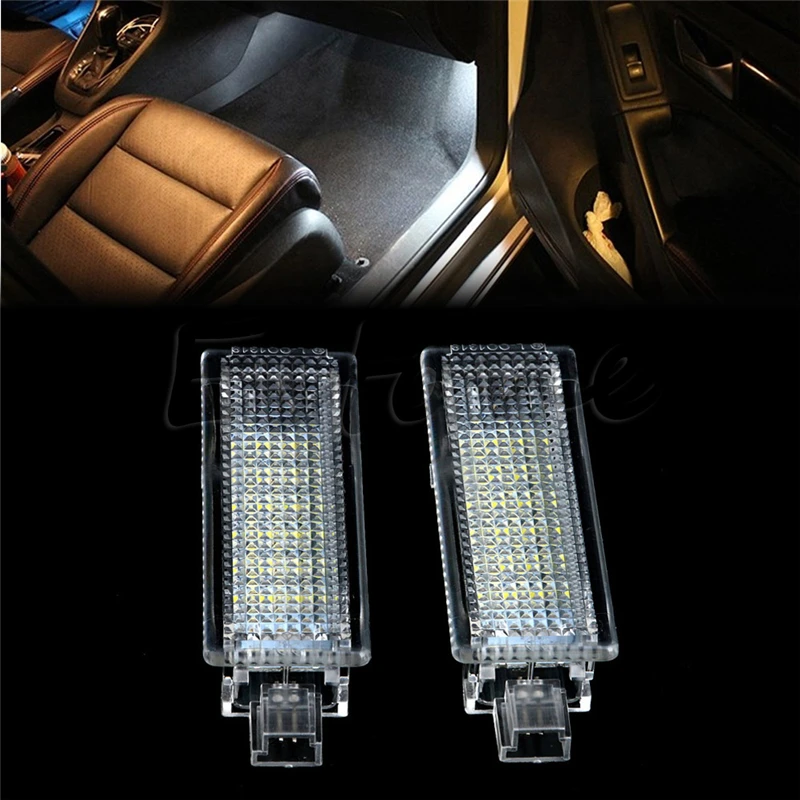 2xled осветительных приборов для ног под дверными светильник нет ошибок BMW E82 E90 E92 E60
