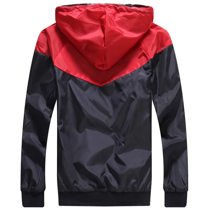 TANGNEST Новое поступление мужская куртка 2018 модная повседневная тонкая с капюшоном