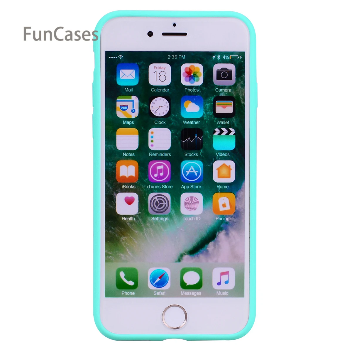 Простой чехол СПС Hoesjes iPhone 7 Мягкая силиконовая задняя крышка сотовый узорчатый