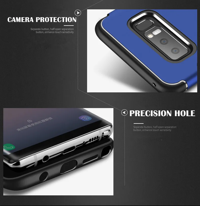 Роскошный ударопрочный чехол для Samsung Galaxy S9 S8 Plus защитный Note 8 9 S7 Edge A6 A9 с