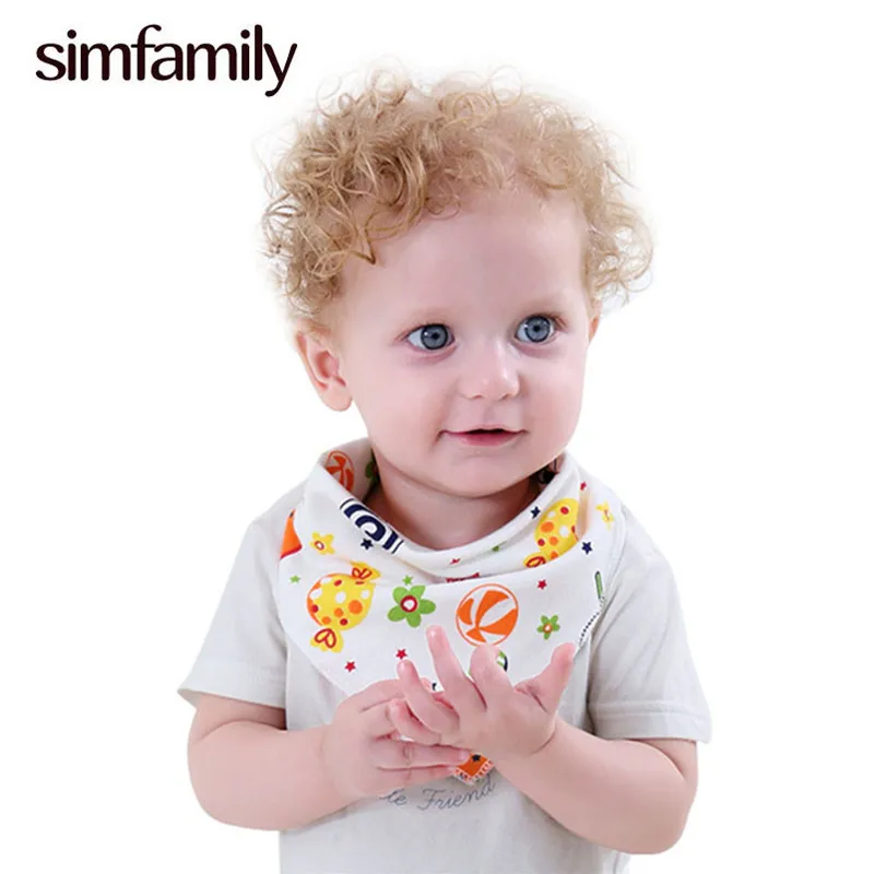 [Simfamily] 10 шт./лот детская бандана хлопок детские нагрудники, Слюнявчики, одежда повязка-полотенце нагрудники для маленьких мальчиков нагрудник для девочки для детей Одежда для маленьких