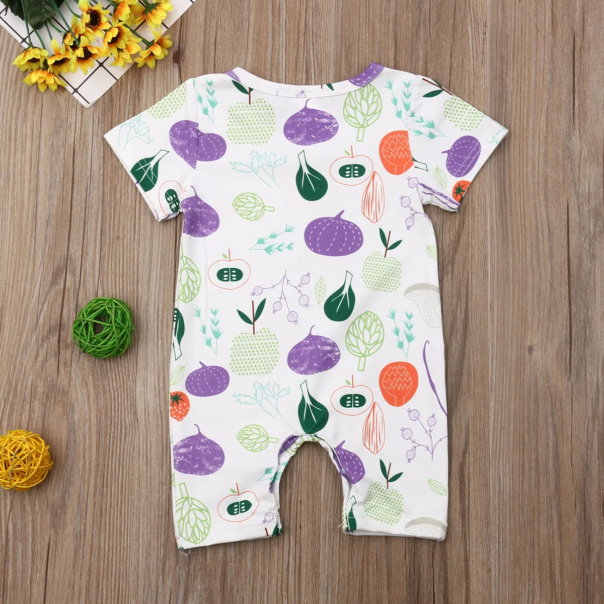 Canis/Летний комбинезон с короткими рукавами для новорожденных мальчиков и девочек