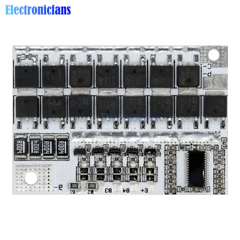 3S 12V 100A 3S 4S 5S 12 в 18 в 21 в 100A BMS полимерная литий-ионная аккумуляторная плата защиты 18650 литий-полимерная плата для зарядки - Цвет: 3S 12V 100A