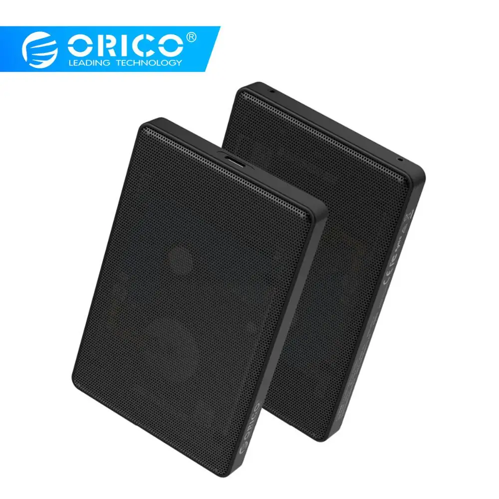 ORICO 2," Тип C SATA HDD чехол Полный сетчатый HDD жесткий диск внешний 5 Гбит/с HDD корпус USB3.0 жесткий диск корпус