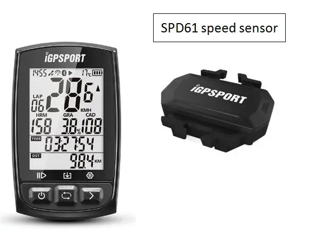 add spd61 IGPSPORT iGS50E велосипедный компьютер GPSEnabled велосипедный компьютер навигационный Спидометр IPX7 200 часов хранения данных - Цвет: add spd61