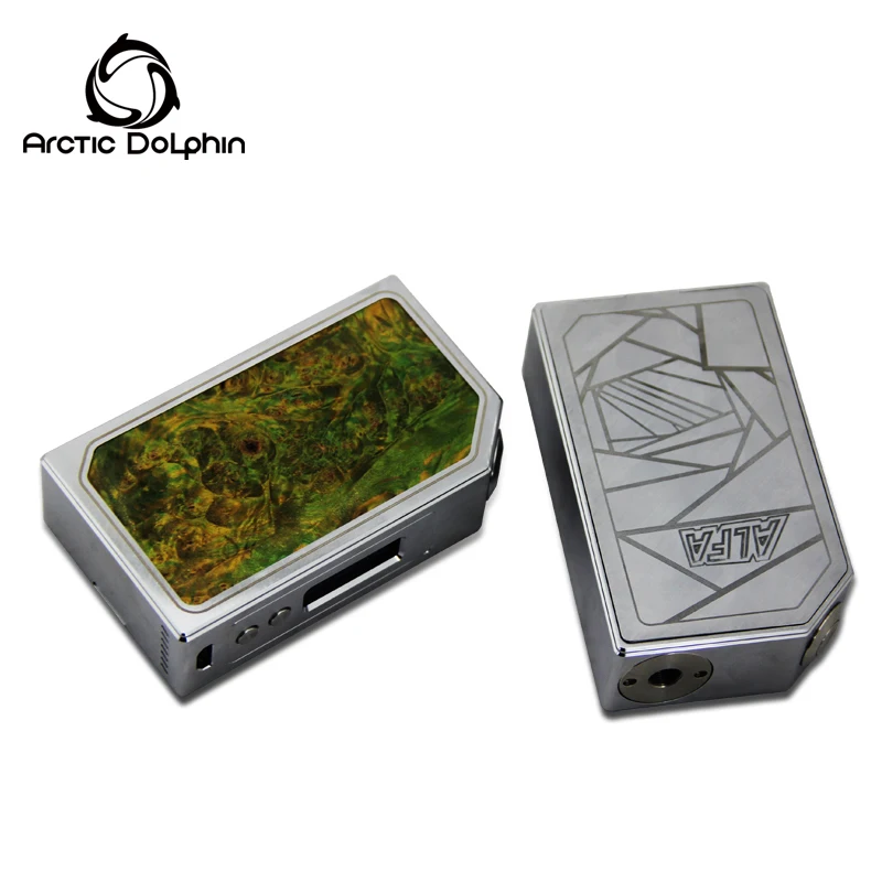 Оригинальный Arctic Dolphin ALFA Mod 210 Вт Питание от двух 18650 батарей электронная сигарета