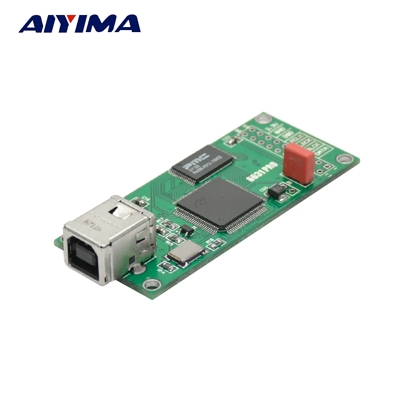 Aiyima Новый 2017 CM6631A аудио IIS цифровой интерфейс асинхронный USB/192 К 32 бит совместим с