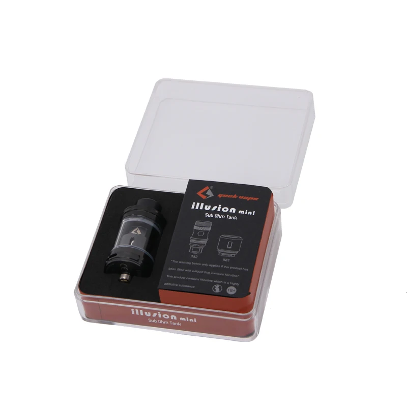 Оригинальный мундштук мини бак Geekvape illusion 3 мл распылитель под Ом с верхним