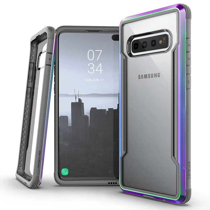 X-Doria Defense Shield Phone Case For Samsung Galaxy S10 Plus Military Grade Drop Tested Anodized Aluminum Cover S10e |