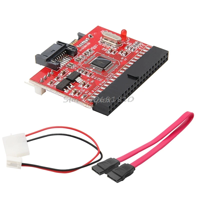 Прямая поставка 2 в 1 IDE К SATA/SATA к адаптер конвертер 40pin + кабель для ATA HDD DVD |