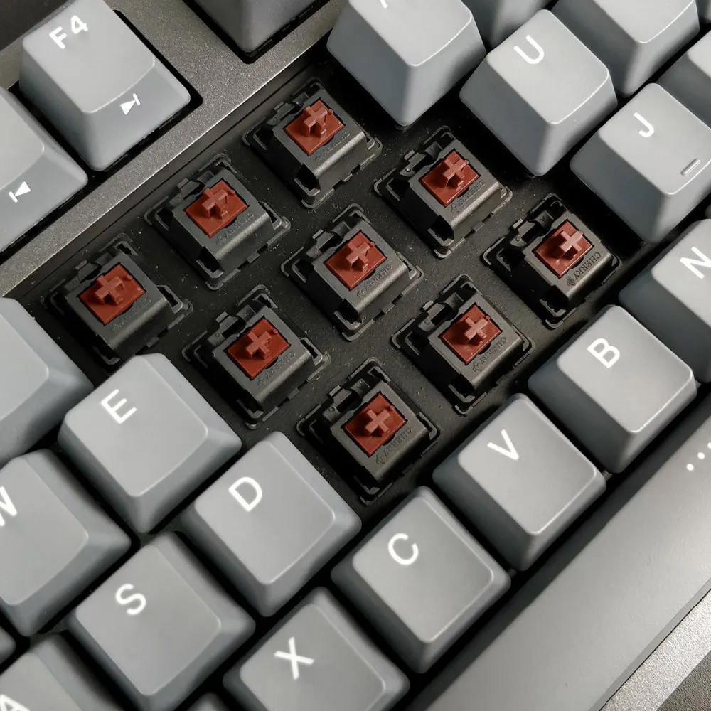 Механическая клавиатура DURGOD с 104 клавишами [Cherry Switch] PBT проводная двумя колпачками