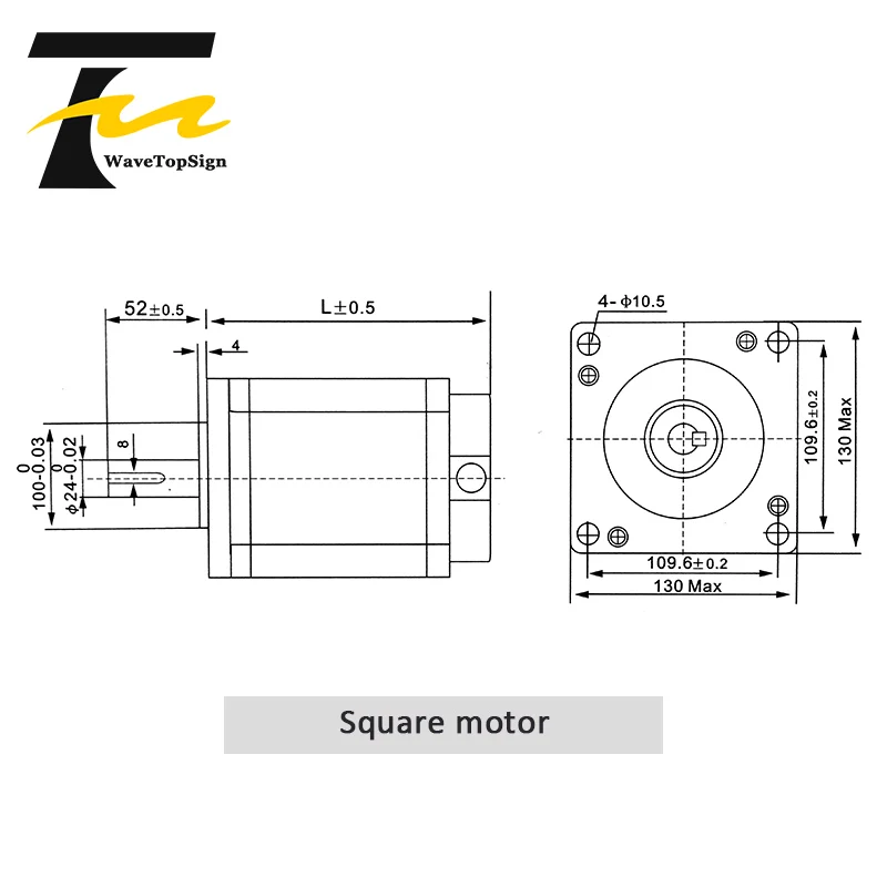 NEMA52 130BYG трехфазный шаговый двигатель смешанный тип 24N.M 30N.M 37N.M 50N.M 130 Миниатюрный