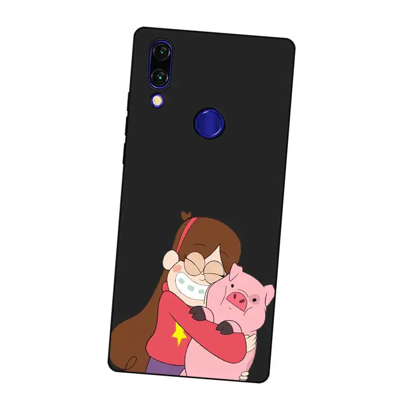 N329 Gravity Falls Hot Black Silicone Case Cover For Xiaomi Redmi Note 3 4 4X 5 5A 6 7 Pro Global |