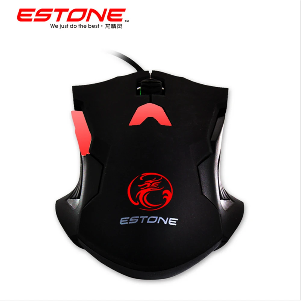 Estone GT700 Профессиональный IMice 6 Кнопок Игровая Мышь 2400 ТОЧЕК/ДЮЙМ СВЕТОДИОДНАЯ