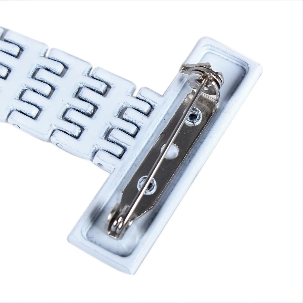 Клип-на Fob кварцевые Висячие Броши круглые медсестры Pin часы Роскошные мужские и