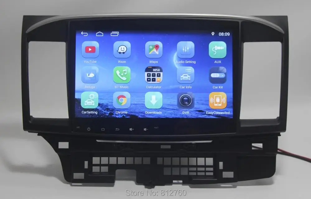 Восьмиядерный 10,1 дюймов 4G+ 64GB Android 9,0 автомобильный DVD gps для Mitsubishi Lancer X 2008- Автомобильная навигационная система радио головное устройство