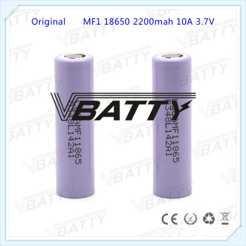 100% оригинал для LG MF1 18650 2200mah батарея 18650MF1 3 7 V разрядка 10A литий-ионная