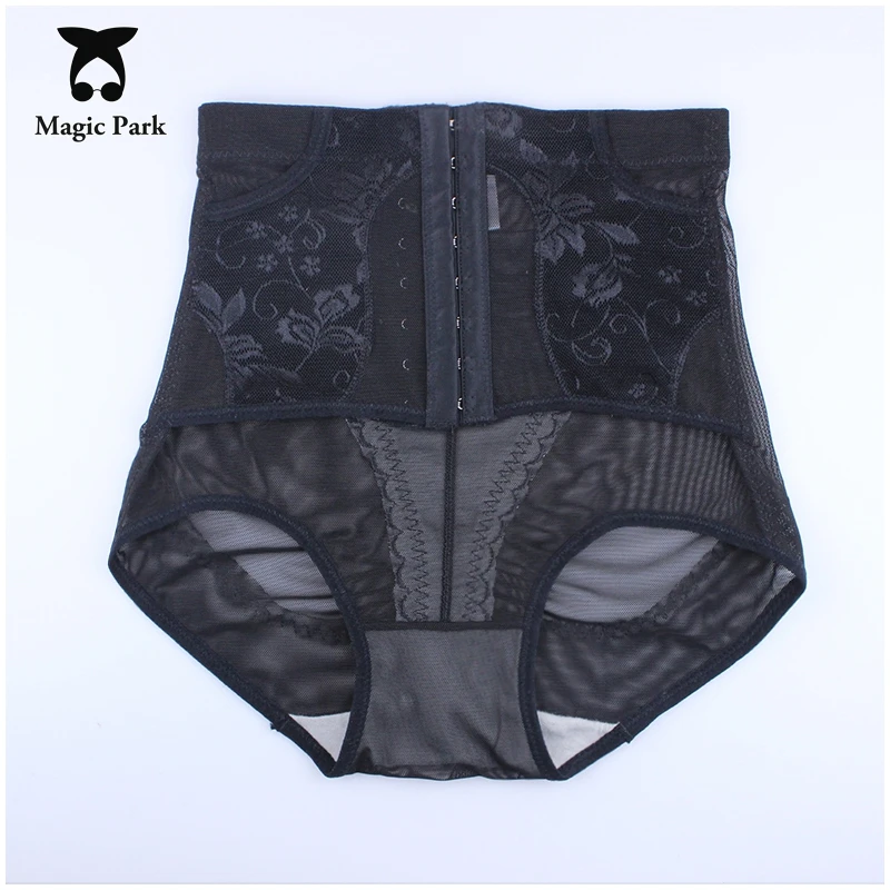 Magicpark L XXL сетки Талия Живот Трусы ужимающие талии Cincher трусики Средства ухода за