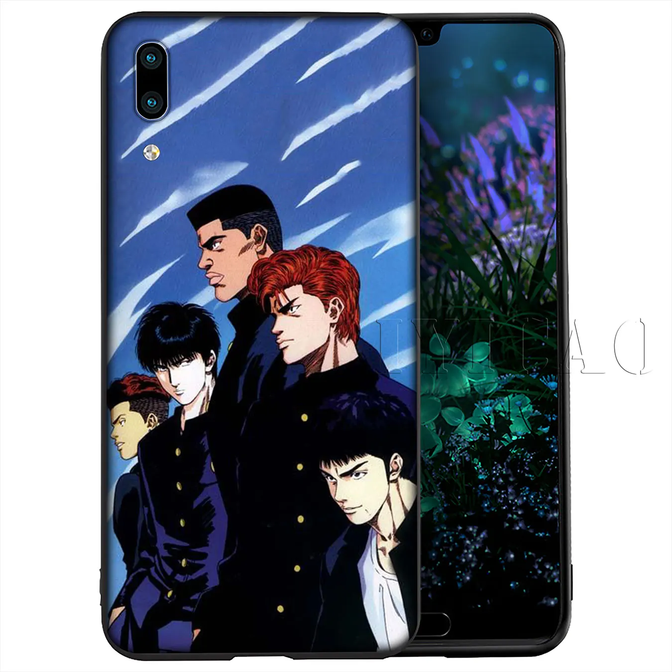 IYICAO SLAM DUNK Мягкий силиконовый чехол для телефона Huawei Y9 Y7 Y6 Prime 2019 черный Honor 20 8C 8X 8 9 9X