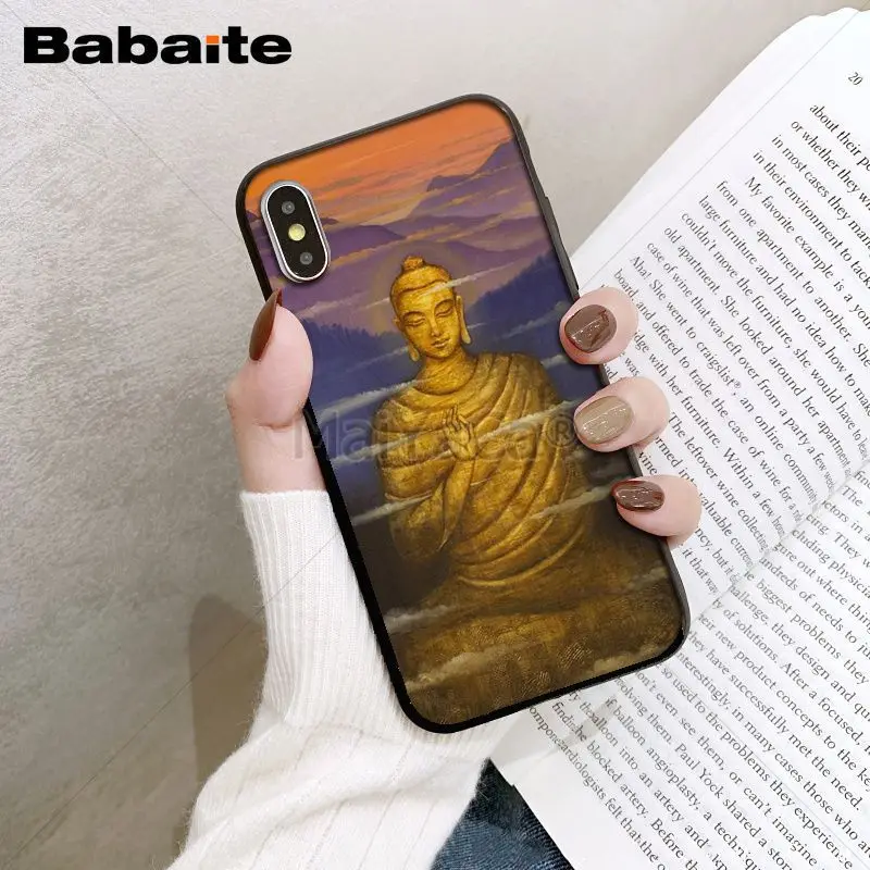 Babaite Gautama Будда Новинка чехол для телефона Fundas чехол для Apple iPhone8 7 6 6S Plus X XS MAX 5 5S SE XR крышка 11 11pro 11promax - Цвет: A14