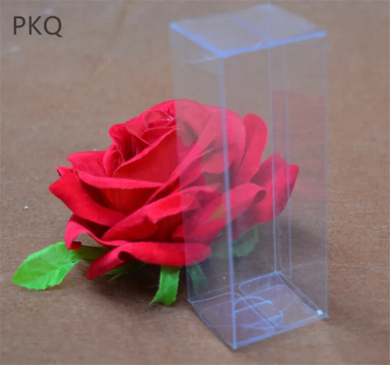 20 шт./лот пластиковая ПВХ Подарочная Упаковочная коробка прозрачный держатель