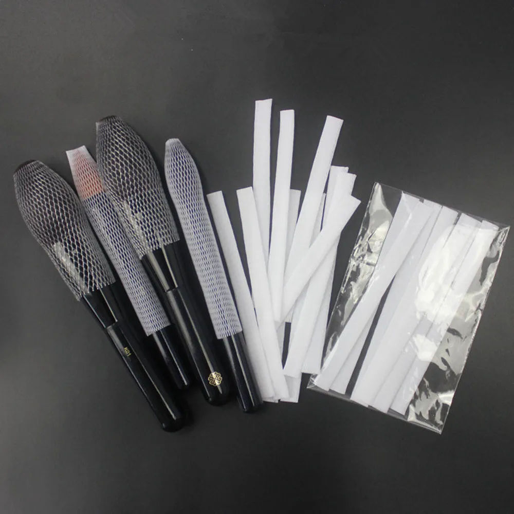 10 шт кисти для макияжа сетевой протектор гвардии упругой сетки Красота