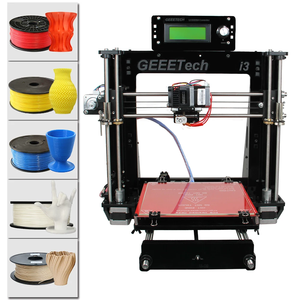 3D-принтер Geeetech Prusa I3 Pro B принтер с акриловой рамой высокая точность печати