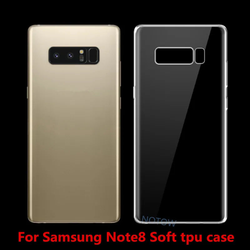 Силиконовый чехол NOTOW для Samsung Note 8 9 s7/s7edge прозрачный мягкий | Мобильные телефоны и