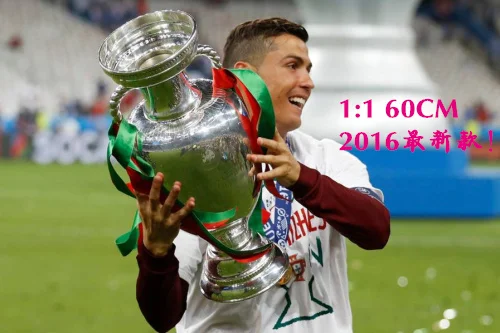 60 см реальный размер Чемпионат Европы по футболу/Кубок Европы/1:1 размер реплика трофей евро Кубок футбольный трофей