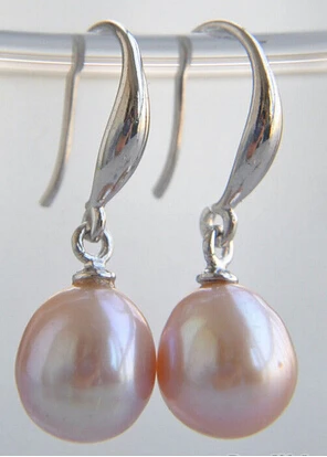 Женские серьги с пресноводным жемчугом 8x11 мм|earrings girl|earring supplierearring steel |