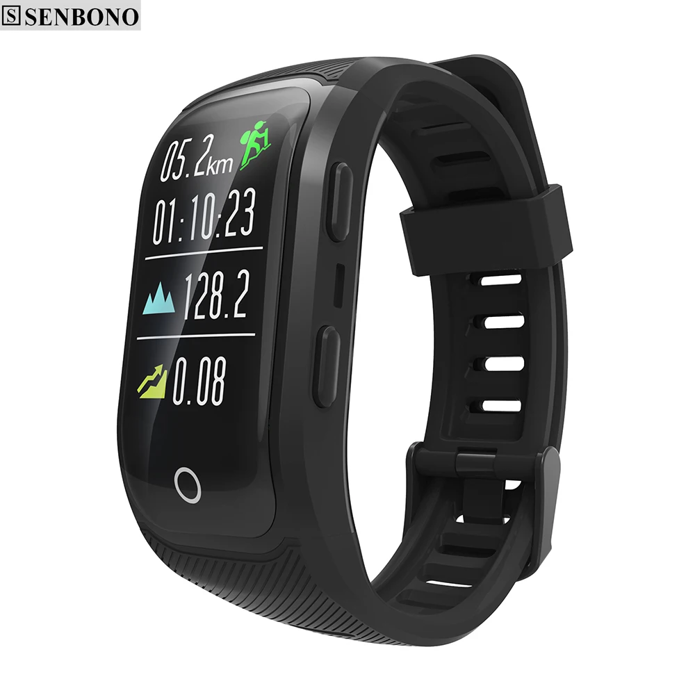 SENBONO G03 plus GPS умная повязка для фитнеса мультиспортивный фитнес трекер пульсометр