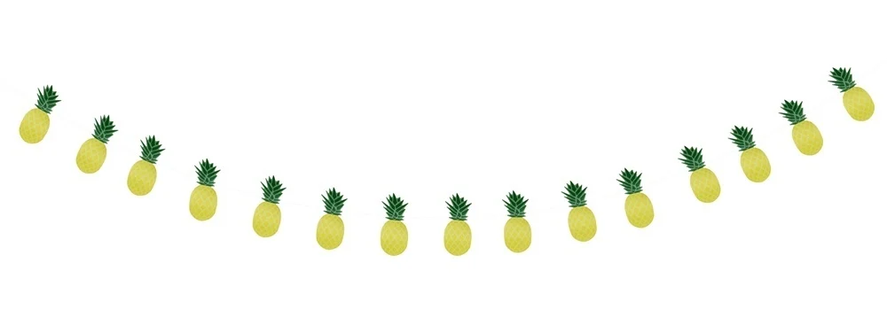 Haninging Hawaii Garland Tropical Party Decorations Pineapple Decor Fruit Summer Hawaiian | Дом и сад