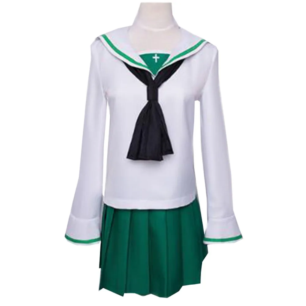 2019 Косплей-костюм для девочек и девушек с такебе школьная форма Nishizumi Miho Saori Takebe |