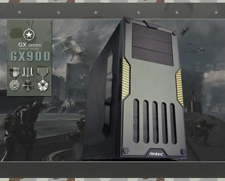 Супер военный корпус настольный компьютер Micro ATX/ATX чистый компьютерный двойной usb