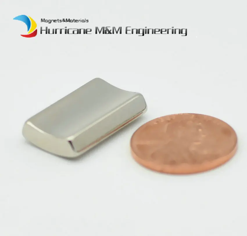 NdFeB магнит дуги OD36xID28x45degx20mm N42H двигателя для генераторов ветряная турбина