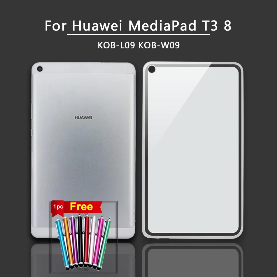 Ультратонкий чехол для планшета Huawei MediaPad Media Pad T3 8 0 мягкий силиконовый с защитой