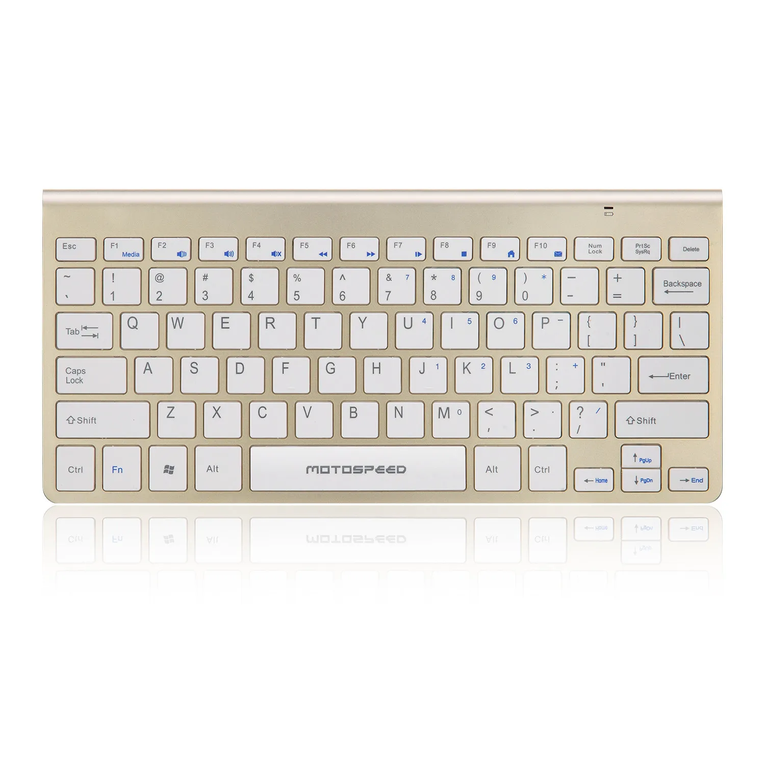 MOTOSPEED G9800 беспроводная клавиатура и мышь для Macbook лазерная золотого цвета