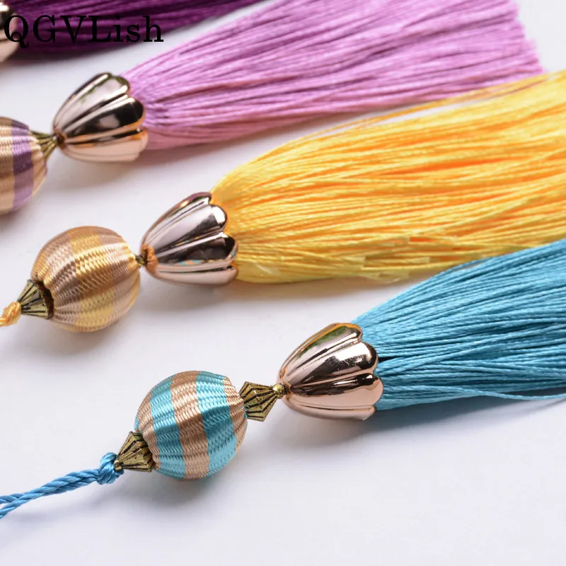 QGVLish 10 шт. шнур маленькая кисточка с бахромой аксессуары для занавесок Подушка DIY