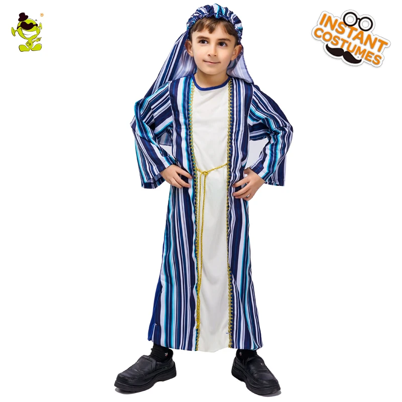 

Boys Arabian Costume Costume Robe Kids Traditional Clothes Halloween Cosplay Arabian Costumes